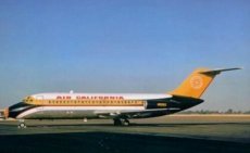 Air California DC-9-14 N8962 postcard