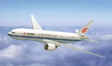 Air China Boeing 777 postcard