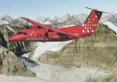 Air Greenland Dash DHC-8 postcard Air Greenland Dash DHC-8 postcard