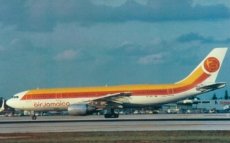 Air Jamaica Airbus A300B4 6Y-JMK postcard