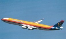 Air Jamaica Airbus A340-300 6Y-JMC postcard