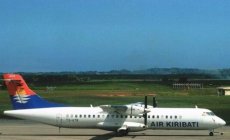 Air Kiribati ATR-72 T3-ATR @ Nadi 2003 - postcard