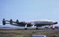 Air Korea Lockheed Constellation HL4003 postcard