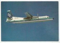 Air New Zealand Fokker F-27 PH-EXA postcard