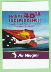 Air Niugini Boeing 767-300 postcard