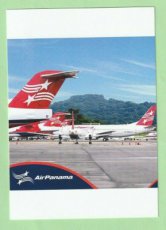 Air Panama Fokker 100 & Boeing 737 - postcard