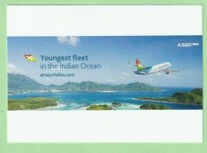 Air Seychelles Airbus A320neo - postcard