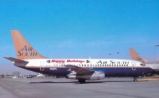 Air South Boeing 737-200 N159PL postcard