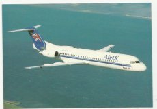 Air UK Fokker 100 G-UKFA postcard