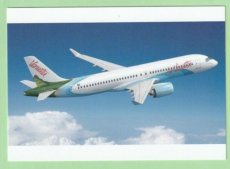 Air Vanuatu Airbus A220 - postcard