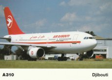 Airline Airbus issue postcard - Air Djibouti Airbus A310