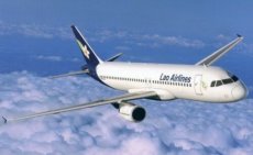 Airline Airbus issue postcard - Lao Airlines Airbus A320