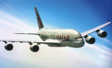 Airline Airbus Issue Postcard - Qatar Airways Airbus A380