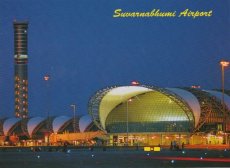 Airline Airport issue postcard - Bangkok Suvarnabh Airline Airport issue postcard - Bangkok Suvarnabhumi Airport