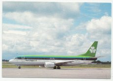 Airline issue postcard - Aer Lingus Boeing 737-400 Airline issue postcard - Aer Lingus Boeing 737-400