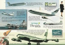 Airline issue postcard - Aer Lingus - The 60s