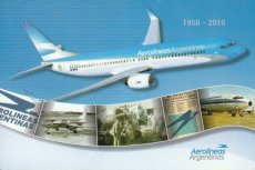 Airline issue postcard - Aerolineas Argentinas Boeing 737