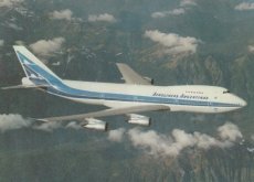 Airline issue postcard - Aerolineas Argentinas Boeing 747-200