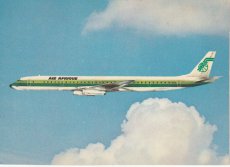 Airline issue postcard - Air Afrique DC-8-63
