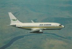 Airline issue postcard - Air Gabon Boeing 737-200