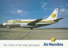 Airline issue postcard - Air Namibia Boeing 737-20 Airline issue postcard - Air Namibia Boeing 737-200
