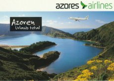 Airline issue postcard - Azores Airlines A320 Airline issue postcard - Azores Airlines Airbus A320
