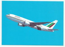 Airline issue postcard - Balkan Boeing 767