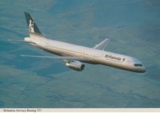 Airline issue postcard - Britannia Airways Boeing 757