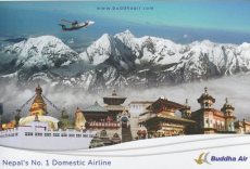 Airline issue postcard - Buddha Air ATR-42 Airline issue postcard - Buddha Air ATR-42