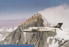 Airline issue postcard - Buddha Air Beech 1900D