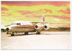 Airline issue postcard - China Eastern Airlines BAE 146