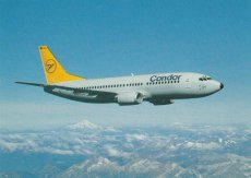 Airline issue postcard - Condor Boeing 737-300