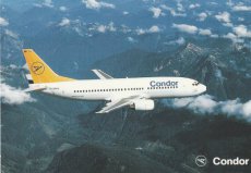 Airline issue postcard - Condor Boeing 737-300