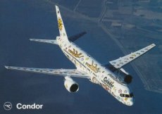 Airline issue postcard - Condor Boeing 757-200 'Rizzi Bird'