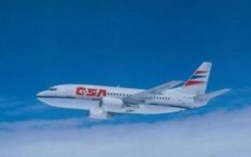 Airline issue postcard - CSA Czech Airlines B737- Airline issue postcard - CSA Czech Airlines Boeing 737-500