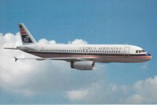 Airline issue postcard - Cyprus Airways Airbus A320