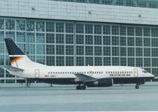 Airline issue postcard - Deutsche BA Boeing 737-300