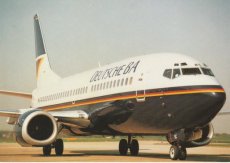 Airline issue postcard - Deutsche BA Boeing 737-300