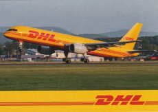 Airline issue postcard - DHL Boeing 757-200F