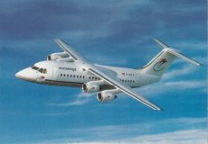 Airline issue postcard - Eurowings BAe 146-200 D-A Airline issue postcard - Eurowings BAe 146-200 D-ACFA