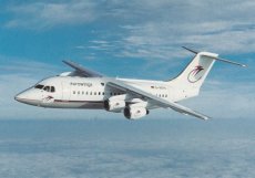 Airline issue postcard - Eurowings BAe 146 Airline issue postcard - Eurowings BAe 146