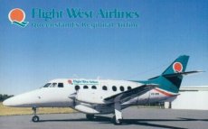 Airline issue postcard - Flight West Airlines BAe Jetstream 32