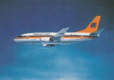 Airline issue postcard - Hapag Lloyd Boeing 737-500
