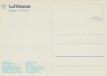Airline issue postcard - Lufthansa Boeing 737 Airline issue postcard - Lufthansa Boeing 737