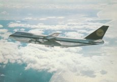 Airline issue postcard - Lufthansa Boeing 747