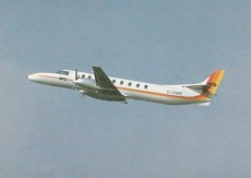 Airline issue postcard - NFD Metroliner