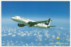 Airline issue postcard - Nouvelair Airbus A320