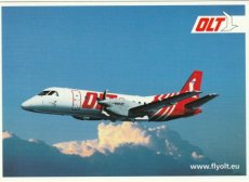 Airline issue postcard - OLT Ostfriesische Lufttra Airline issue postcard - OLT Ostfriesische Lufttransport Saab 340 - flyolt.eu