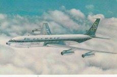 Airline issue postcard - Olympic Airways Boeing 70 Airline issue postcard - Olympic Airways Boeing 707