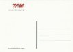 Airline issue postcard - TAM Brasil Boeing 777-300 Airline issue postcard - TAM Brasil Boeing 777-300ER